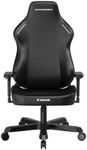 DXRacer Tank XXL Ergonomic Video Gaming Chair for Adults, Office Reclining Computer Chair with Magnetic Head Pillow and Lumbar Support, Racing Style Height Adjustable (EPU Leatherette, Black)