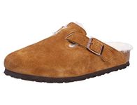 BIRKENSTOCK Women's Boston Lammfell Clogs, Mink, 5.5 UK