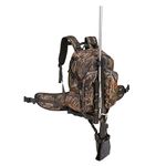 Allen Company Terrain Twin Mesa Black/Mossy Oak Hunting Backpack/Daypack, with Firearm/Bow Carrying System, 14 L x 5 w x 20 H inches, 1400 cu.in. (30 liters), Mossy Oak Break-Up Country Camo One Size