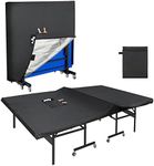 Ping Pong Table Cover, Table Tennis Table Cover Coolrunner Ping pong Cover Waterproof Indoor & Outdoor, 420D Oxford Fabric Table Tennis Cover for Both Folding Tables & Flat Tables