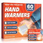 Bramble Hand Warmers Disposable - 60 Pack - Pocket Warmers for Hiking, Outdoor Activities, Skiing - 8 Hours of Heat