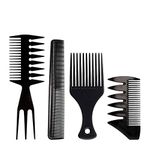 YMZ 4 PCS Stylist Comb for Slicked-back,Undercut,Mohawk,Fauxhawk,Quiff Hairstyle