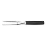 Victorinox Swiss Classic, Carving Fork, Extra Sharp Blade, 15 cm, Robust Plastic Handle, Stainless Steel, Black