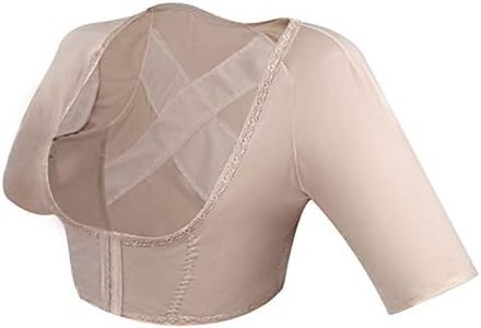 KSFBHC Talladora del brazo superior de compresión corrector de la postura Tops Mujeres hombro Fajas Volver (Color : Beige, Size : M)
