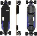 Askate A1 Electric Skateboard with Remote, Rang Up to 17 Miles/24, 8 Ply Canadian Maple, Smooth Breaking, Suitable for Younger Beginners