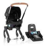 Evenflo Gold Shyft DualRide Infant Car Seat Stroller Combo w Carryall Storage & Extended Canopy - Onyx Black