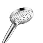 hansgrohe Raindance Select S Easy Install 5-inch Handheld Shower Head Modern 3 Whirl, Rain, RainAir 26531001