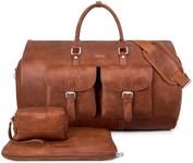 Garment Bag for Travel Leather Conv