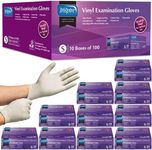 Inspire Medical Gloves Exam Gloves|Powder Free Stretch Vinyl Gloves|Disposable Latex Free Gloves|Cooking, Food Safe, Food Prep, Plastic Gloves|Small, 1000 count