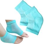 Pengxiaomei Soft Heel Socks,Ventilate Foot Spa Moisturizing Gel Beauty Socks Moisturising Socks for Dry Hard Cracked Skin(Blue)