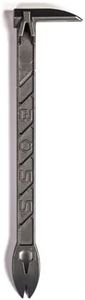 Boss Hammer Boss Paw Steel Nail Puller - Multifunctional 11-5/8" Pry Bar for Professional Carpenters - Cats Paw Nail Puller Works on Multiple Angles - Made in USA