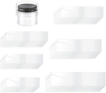 Glarks 480Pcs Clear Shrink Wrap Band, 6 Sizes Perforated PVC Wrap Bags Multi Sizes Tamper Seal Shrinkbands Heat Shrink Seal Bands Kit for Bottles, Jars, Tubes, Cans and Tins
