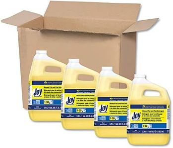 Dishwashing Liquid Soap Detergent by Joy Professional, Bulk Degreaser Removes Greasy Foods from Pots, Pans and Dishes in Commercial Restaurant Kitchens, Lemon Scent, 1 gal. (Case of 4)