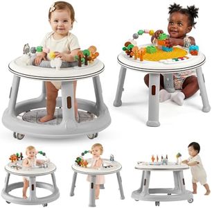 5-in-1 Musical Light Baby Walker, Featuring a Unique Building Block Table Mode, Standing Table, Bouncer, and Stroller Modes. Sturdy Construction with Adjustable Height, Suitable for Babies 6 Months+