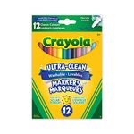 Crayola 12 Washable Fine Line Markers Arts & Crafts