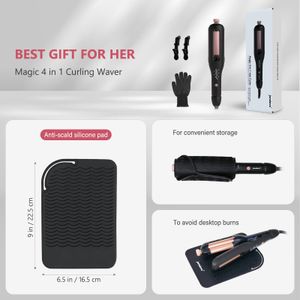 janelove 4-in-1 Hair Waver – Multi-Size Curling Iron Styler