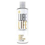 Lube Life Water-Based Personal Lubricant, Lube for Men, Women and Couples, Non-Staining, 12 Fl Oz (360 mL)