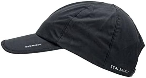 SEALSKINZ Langham Waterproof All Weather Cap - Black, One Size, Old Branding