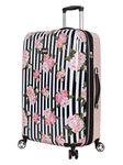 Betsey Johnson unisex-adult (luggage only) Leisure, Stripe Roses, 26in, Leisure