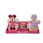 Melissa & Doug Disney Minnie Mouse and Daisy Duck Magnetic Dress-Up Wooden Doll Pretend Play Set (40+ pcs) | Minnie Mouse Toys, Disney Dress Up Dolls For Preschoolers And Kids Ages 3+