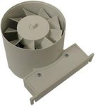 Manrose ID100T Inline Fan with Electric Time and Bracket