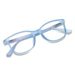 Peter Jones I Aqua Blue Color I Hip Hop Kids Collection I Matte Finished I Computer/Gaming Glasses I For Boys and Girls I Age Group 6-12 (1003TBL)