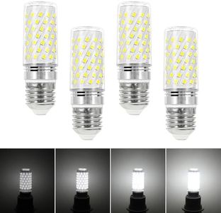 E27 LED mais dimmerabile,bianco freddo 6000K 10W 1000LM LED E27 mais lampadine, sostituisce 100W lampadina alogena, lampadina LED per lampadario, lampada a parete AC 220-240V (confezione da 4)