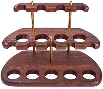 Dr Watson - Wooden Tobacco Pipe Stand - ARCH IX - For 9 Tobacco Pipes, Handmade from Solid Wood