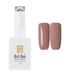 SEVEN STROKES By Bolt Bee 15Ml Gel Nail Polish 1Pc Glitter Finish Nail Polish Soak Off UV Led Nail Gel Polish Nail Art Starter Manicure Salon DIY At Home, 0.5 Oz.