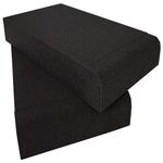 Gorilla DJ Studio Monitor Speaker Acoustic Foam Isolation Pads for up to 6" Speakers (Pair)