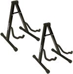 ChromaCast CC-MINIGS-2PK Universal Folding Guitar Stand with Secure Lock 2 Pack, For Acoustic and Electric Guitars