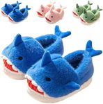 DRECAGE Kids Shark Toddler Slippers