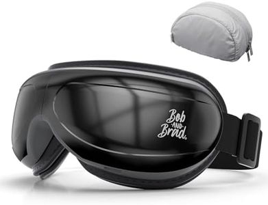 Bob and Brad EyeOasis 2 Eye Massager with Heat, Compression and Music, Rechargeable Eye Mask, Eye Massager for Relief of Eye Pain, Dry Eyes, Strained Eyes, Black