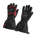 Striker ICE Men Defender Glove, Color: Black/Red, Size: L (2210704)