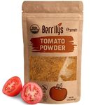 Berrilys, Organic Dried Tomato Powder, 454 gr, Salted, Seasoning, dehydrated, Alternative to Tomato Paste, Great Pizza Topping, Pasta Sauce, Can Be Used as Herbs