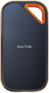 SanDisk 1TB Extreme PRO Portable SSD - Up to 2000MB/s - USB-C, USB 3.2 Gen 2x2, IP65 Water and Dust Resistance, Updated Firmware - External Solid State Drive - SDSSDE81-1T00-G25