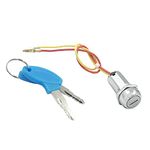 Universal Key Ignition Switch 2 Wire with 2 Keys Ignition Switch For ATV Scooter Motorbike Motorcycle Ignition Starter Switch