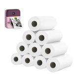 WEZCHUGHAOL 15 Rolls Instant Print Camera Refill Print Paper, HD Instant Paper Camera, Camera Print Paper Refill for Most Instant Camera (White, 15 Rolls)