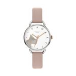 RADLEY Wood Street Ladies Cobweb Leather Strap Open Shoulder Dog Watch RY2873