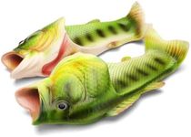 Fish Slippers Beach Shoes Non-Slip Shoes Creative Bass Funny Slippers Men and Women Fish Sandals