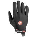 Castelli Men’s Arenberg LF Glove, Long Fingered Full Coverage Padded Gloves for Gravel Biking, Road Cycling & Bicycle Racing - Black - X-Large