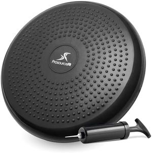 ProsourceFit Core Balance Disc Trainer, 14” Diameter with Pump for Improving Posture, Fitness, Stability