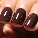 Ozzeal Gel Polish,1 Pcs 15ml Chocolate Brown Gel Nail Polish Autumn Winter Soak off LED UV Gel Nail Polish Art Starter Manicure Salon DIY Nail Gel Polish at Home for Girl Women