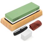 Sharpening Stones 1000 6000 Grit 2 Side Kitchen Knife Whetstone Water Wet Stone Sharpener Kit Japanese Wetstone Knives Sharpeners Waterstone Whet Stone