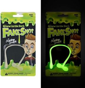 Laughing Smith Fake Snot - Glow in The Dark Party Supplies, Toys & Favors for Kids - Slime Boogers – Funny Gag Gifts, Jokes, Pranks, Tricks & Stocking Stuffers for Boys and Girls