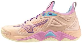 Mizuno Unisex-Adult Momentum 3 Sneaker, Peach Bud, 9.5 Wide Women/8 Men