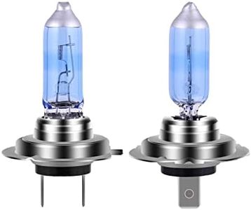 NEWBROWN H7 Headlight Bulb H7 Halogen with Super White Light Long Life Replacement PX26D 12V 55W (H7, 2 Pack)