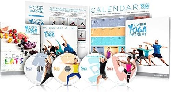 3 Week Yoga Retreat Workout Program (DVDs) - Learn Yoga at home in 21 Days