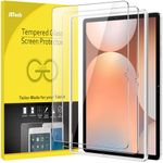 JETech Screen Protector for Samsung Galaxy Tab S10 Plus 2024/Tab S9 Plus/Tab S9 FE Plus 2023 12.4-Inch, with Easy Installation Frame, Tempered Glass Film, HD Clear, 2-Pack