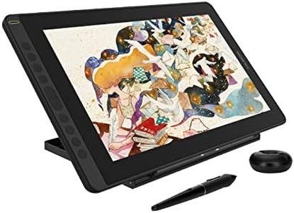 2021 HUION KAMVAS 16 Graphics Drawing Tablet with Full-Laminated Screen Anti-Glare 10 Express Keys Android Support Battery-Free Stylus 8192 Pen Pressure Tilt Adjustable Stand - 15.6 Inch Pen Display